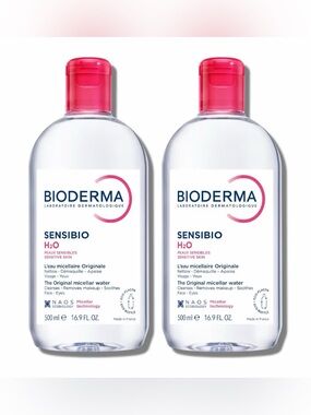 Bioderma Sensibio H2O Micellar Water (2 Pack) - NEW